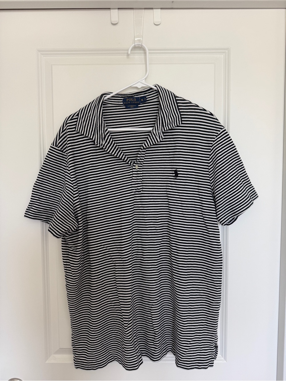 Polo by Ralph Lauren Black & White Striped Polo